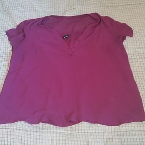Torrid size 2 purple flowy top